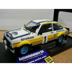 1979 Ford Escort MK2 RS1800 n°1 Waldegard - Thorszelius 18RMC071A Ixo Models