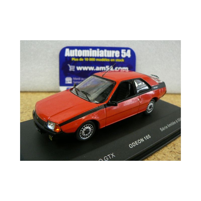 Renault Fuego GTX 1985 Red ref 1065 ODEON