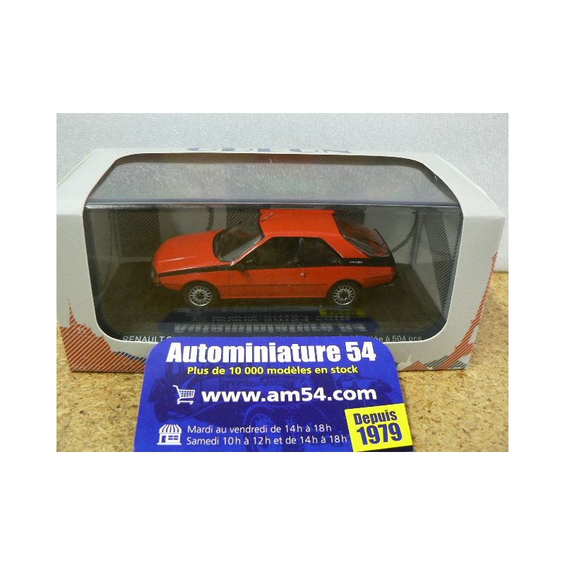 Modèle Réduit ODEON Renault Fuego GTX 1985 Rouge - Échelle 1/43, Série Limitée 504 Exemplaires - Neuf