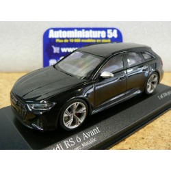 Audi RS6 Avant Black Metal 2019 410018015  Minichamps