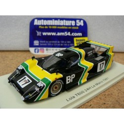 1981 Lola T600 n°17 Redman - Rahal  Le Mans S8606 Spark Model