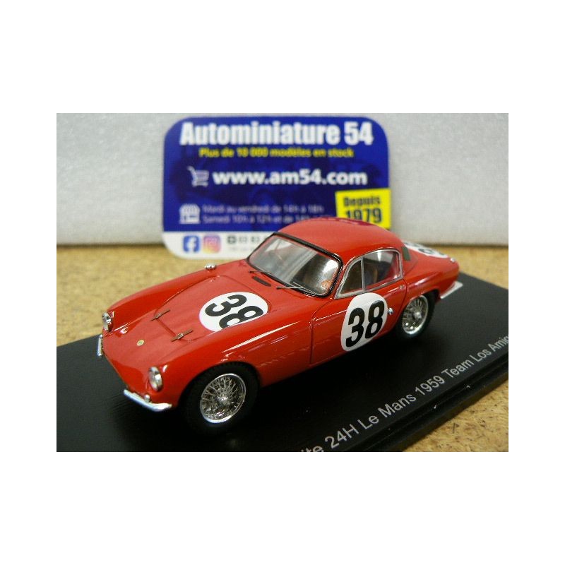 1959 Lotus Elite n°38 Team Los Amigos Vidilles - Malle Le Mans S8200 Spark Model