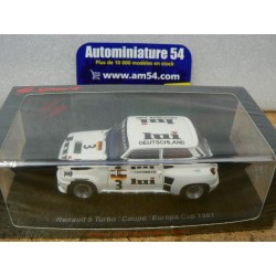 1981 Renault 5 Turbo Coupe LUI n°3 Peter Oberndorfer Europa Cup S6021 Spark Model