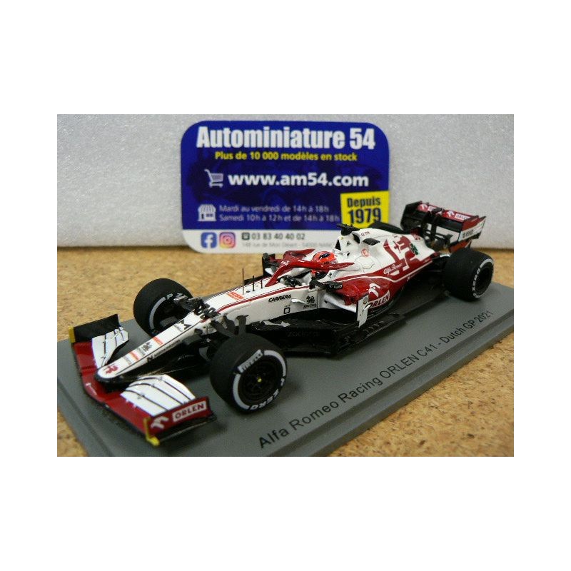 2021 Alfa Roméo Orlen C41 n°88 Rabert Kubica Dutch GP S7687 Spark Model