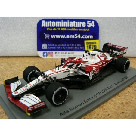 2021 Alfa Roméo Orlen C41 n°88 Rabert Kubica Dutch GP S7687 Spark Model