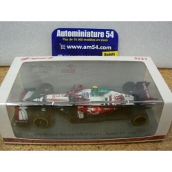 2021 Alfa Roméo Orlen C41 n°99 Antonio Giovinazzi Italian GP S7688 Spark Model