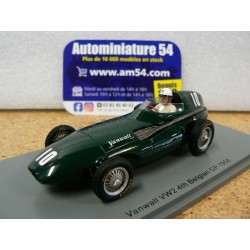 1956  Vanwall VW2 n°10 Harry Schell 4th Belgian GP S7203 Spark Model