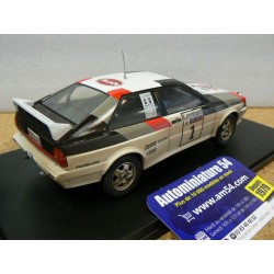 1982 Audi Quattro A1 n°1 Mikkola - Hertz 1st Winner RAC Rally 24RAL010A Ixo Model