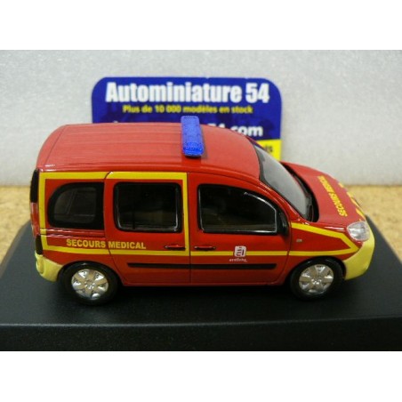 Modèle réduit Renault Kangoo 2013 , 'pompiers -secours Santé' , Rouge