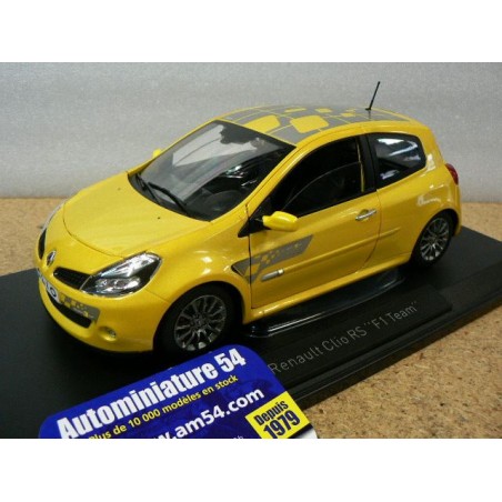 Renault Clio 3 RS F1 Team Jaune 2007 185236 Norev