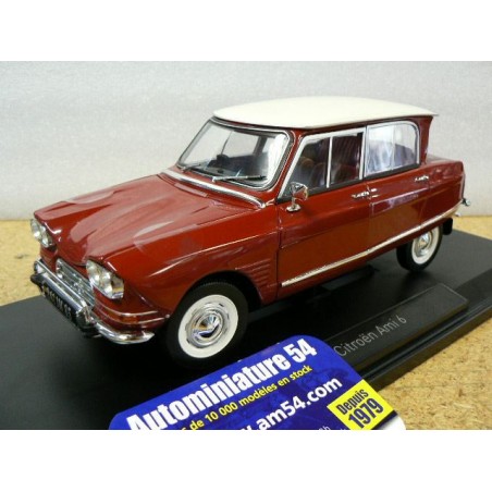 Citroën Ami 6 Club 1968 Corsaire Red 1:18