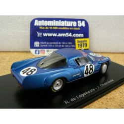 1967 Alpine A210 n°48 De Lagensete - Cheinisse Le Mans S5689 Spark Model