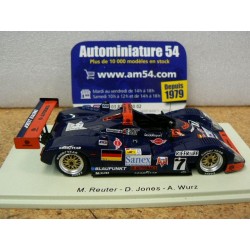 1996 Joest - Porsche WSC n°7 Reuter - Jones - Wurz 1st Winner Le Mans 43LM96 Spark Model
