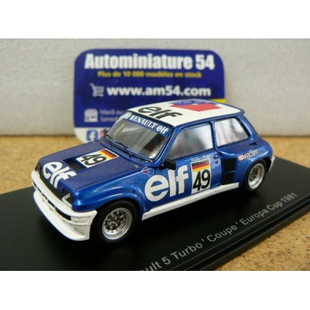 1981 Renault 5 Turbo Coupe n°49 Walter Rohrl Europa Cup S6022 Spark Model