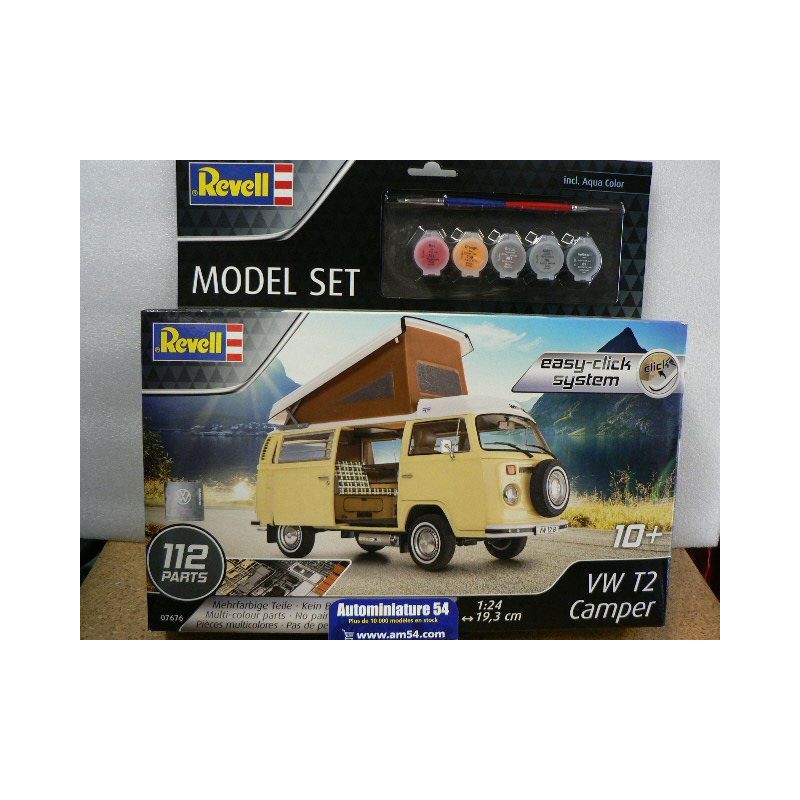 Volkswagen Combi TT2 B Camper Model Set  07676set Revell Maquette