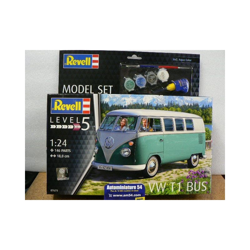 Volkswagen Combi T1 Bus Model Set  07675set Revell Maquette