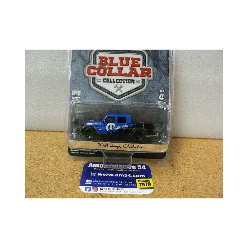 Jeep Gladiator Mopar 2021 "Blue Collar Collection" 35220-F Greenlight 1.64ième