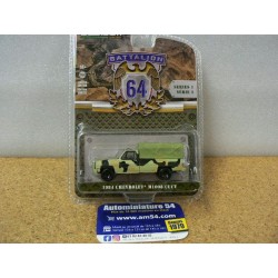 Chevrolet M1008 CUCV 1984 "Battalion 64" Militaire 61010-E Greenlight 1.64ième