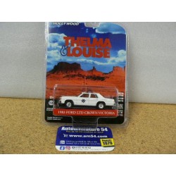 Ford Crown Victoria 1983 Police Thelma & Louise "Hollywood" 44945-D Greenlight 1.64ième