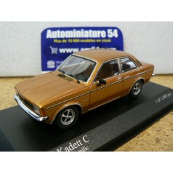 Opel Kadett C Coupé Gold Metallic 1978 400048100 Minichamps