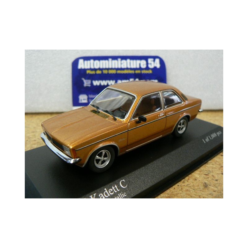 Opel Kadett C Coupé Gold Metallic 1978 400048100 Minichamps