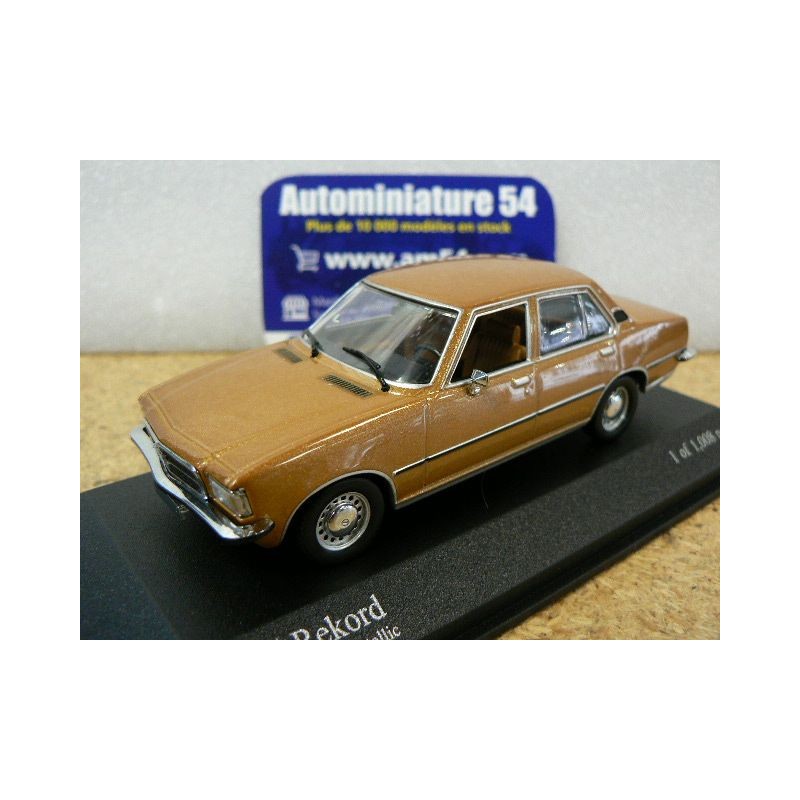 Opel Rekord Gold Metallic 1975 400044001 Minichamps