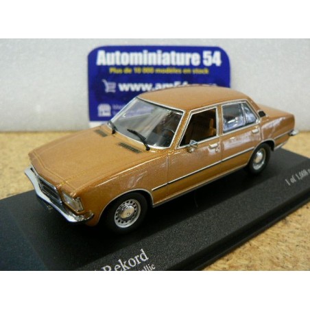 Opel Rekord Gold Metallic 1975 400044001 Minichamps