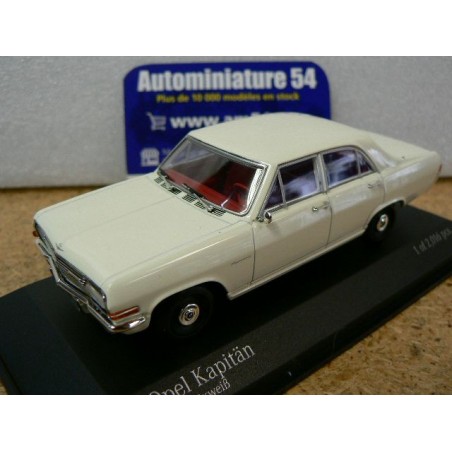 Opel Kapitan ChamonixWhite 1964 400048000 Minichamps