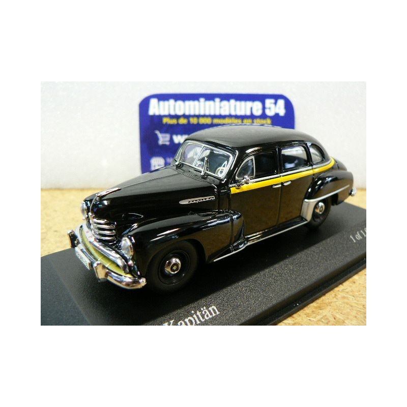 Opel Kapitan Black 1951 Taxi 430043390 Minichamps