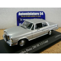 Mercedes 280SE 3.5 Coupe Silver 1970 400038120 Minichamps