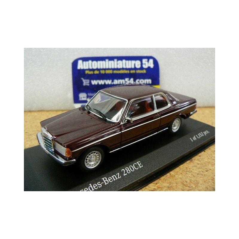 Mercedes 280 CE Coupé Red Metallic 1976 43003227 Minichamps