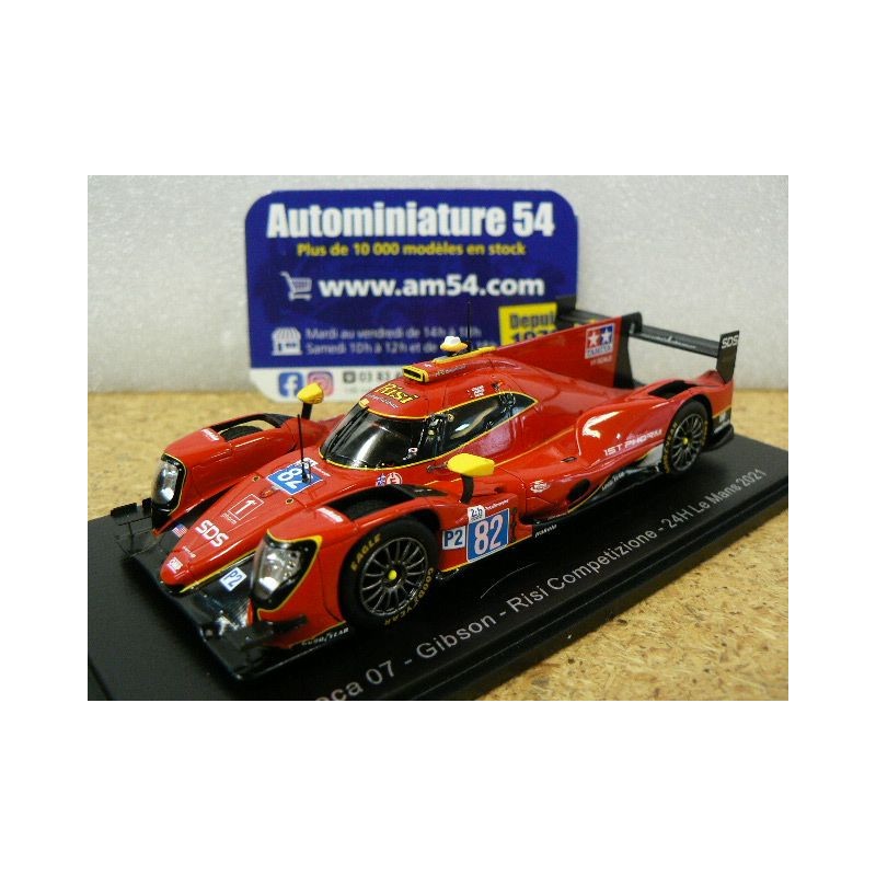 2021 Oreca 07 Gibson Risi n°82 Cullen - Jarvis - Nasr LMP2 Le Mans S8258 Spark Model