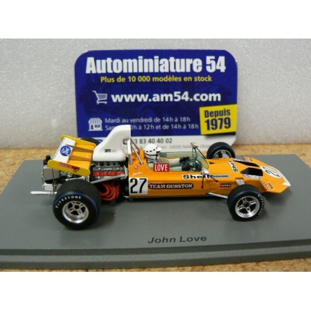 McLaren M19 F1 Afrique du Sud 1972 Winner Denny Hulme Spark S4292
