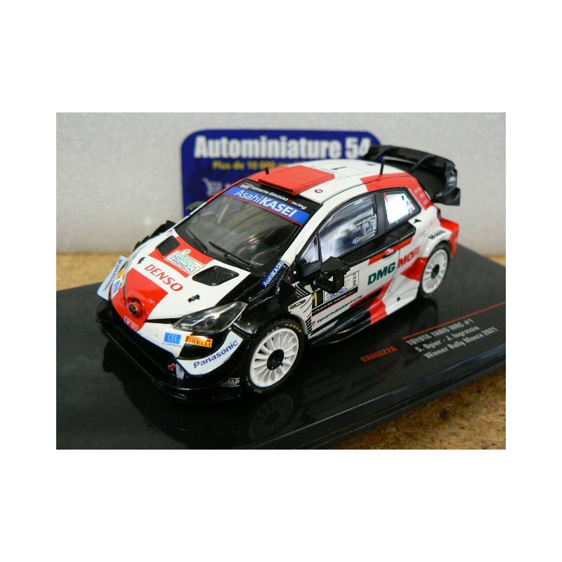 2021 Toyota Yaris WRC n°1 Ogier - Ingrassia Rally Monza RAM822A Ixo Model