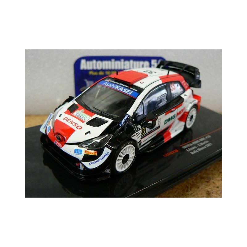 2021 Toyota Yaris WRC n°33 Evans - Martin Rally Monza RAM823B Ixo Model