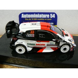 2021 Toyota Yaris WRC n°33 Evans - Martin Rally Monza RAM823B Ixo Model