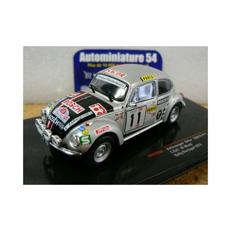 1973 Volkswagen kafer Cox 1303S n°11 Fall - Wood Rally Portugal RAC360B Ixo Models