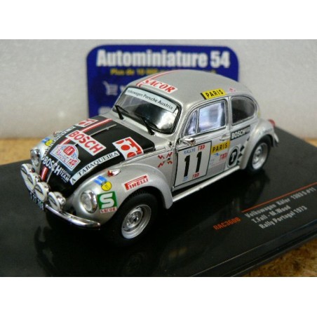 1973 Volkswagen kafer Cox 1303S n°11 Fall - Wood Rally Portugal RAC360B Ixo Models