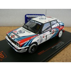 1990 Lancia Delta Integrale 16V n°1 Biasion - Siviero Monte Carlo 24RAL012A Ixo Model