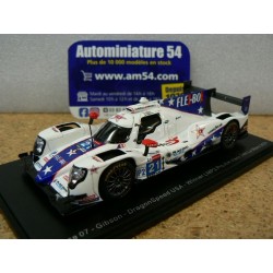 2021 Oreca 07 Gibson DragonSpeed USA n°21 Hanley - Hedman -Montoya Le Mans S8237 Spark Model