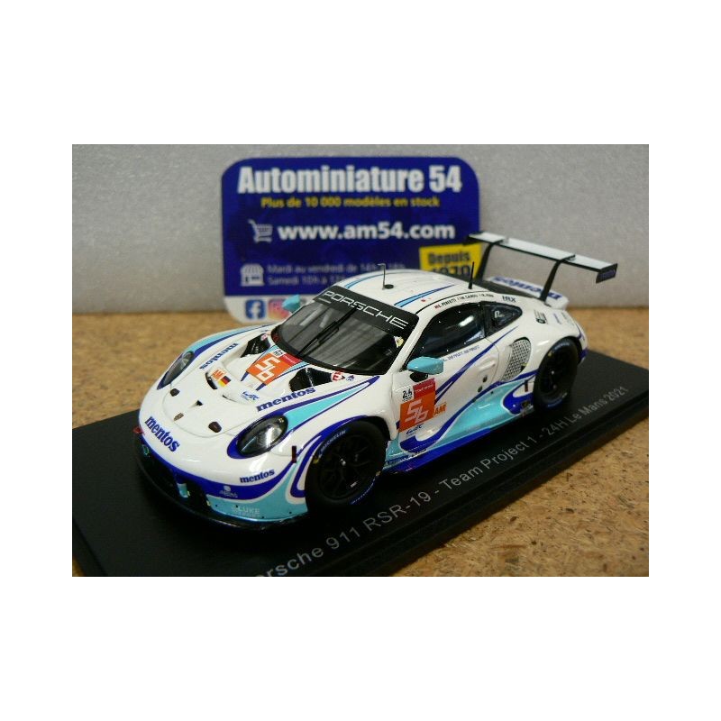 2021 Posche 911 RSR - 19 Project 1 n°56 Perfetti - Cairoli - Pera Le Mans S8268 Spark Model