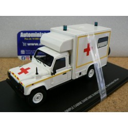 Land Rover Defender 130 Simple Cabine VSAB Durisotti Ambulance Sanitaire Armée + décalcomanies Alarme 0056