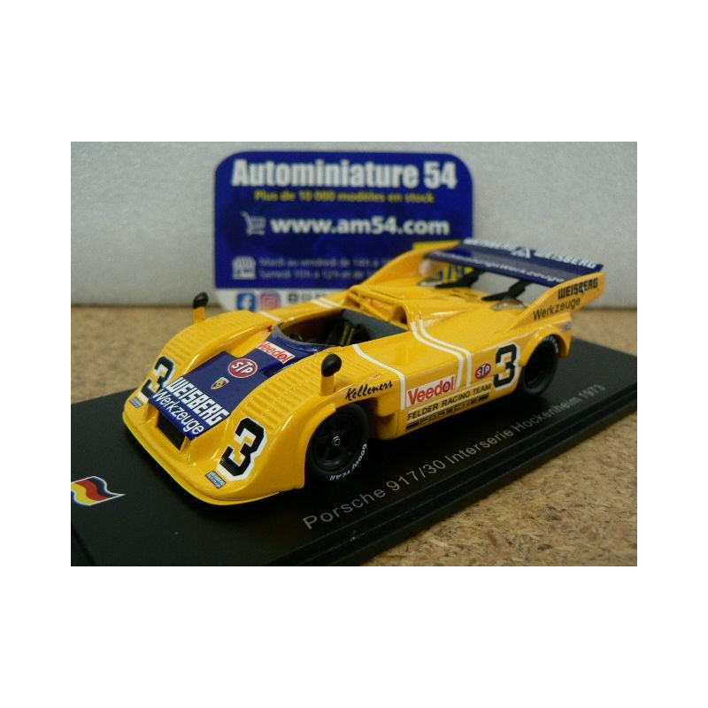 1973 Porsche 917/30 n°3 Helmut Kelleners Hockenheim SG675 Spark Model