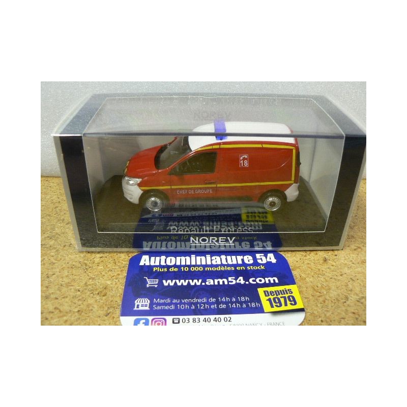 Renault Express Pompiers Chef De Groupe 2021 – NOREV 1/43 – Miniature Collection