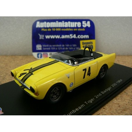 1964 Sunbeam Tiger n°74 Ken Miles 2nd Badger 200 US108 Spark Model