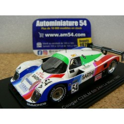 1992 Cougar C28LM n°54 Pecarolo - Wollek - Ricci 6th Le Mans S3543 Spark Model