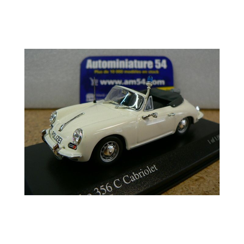 Porsche 356 C Cabrio Polizei Police Dusseldorf 1965 430062391 Minichamps