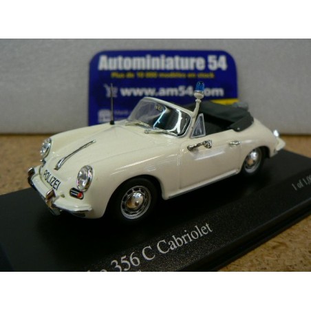 Porsche 356 C Cabrio Polizei Police Dusseldorf 1965 430062391 Minichamps