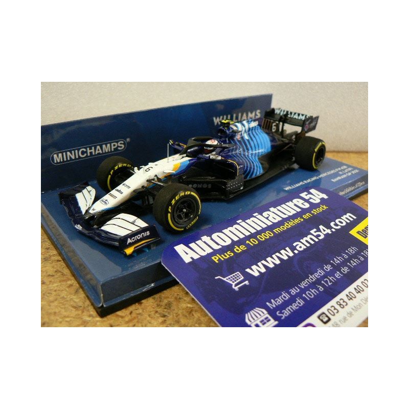 2021 Williams Mercedes FW43B n°6 N Latifi Bahrain GP 417210106 Minichamps