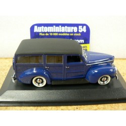 Ford V8 Deluxe Woody Blue 1940 400082112 Minichamps